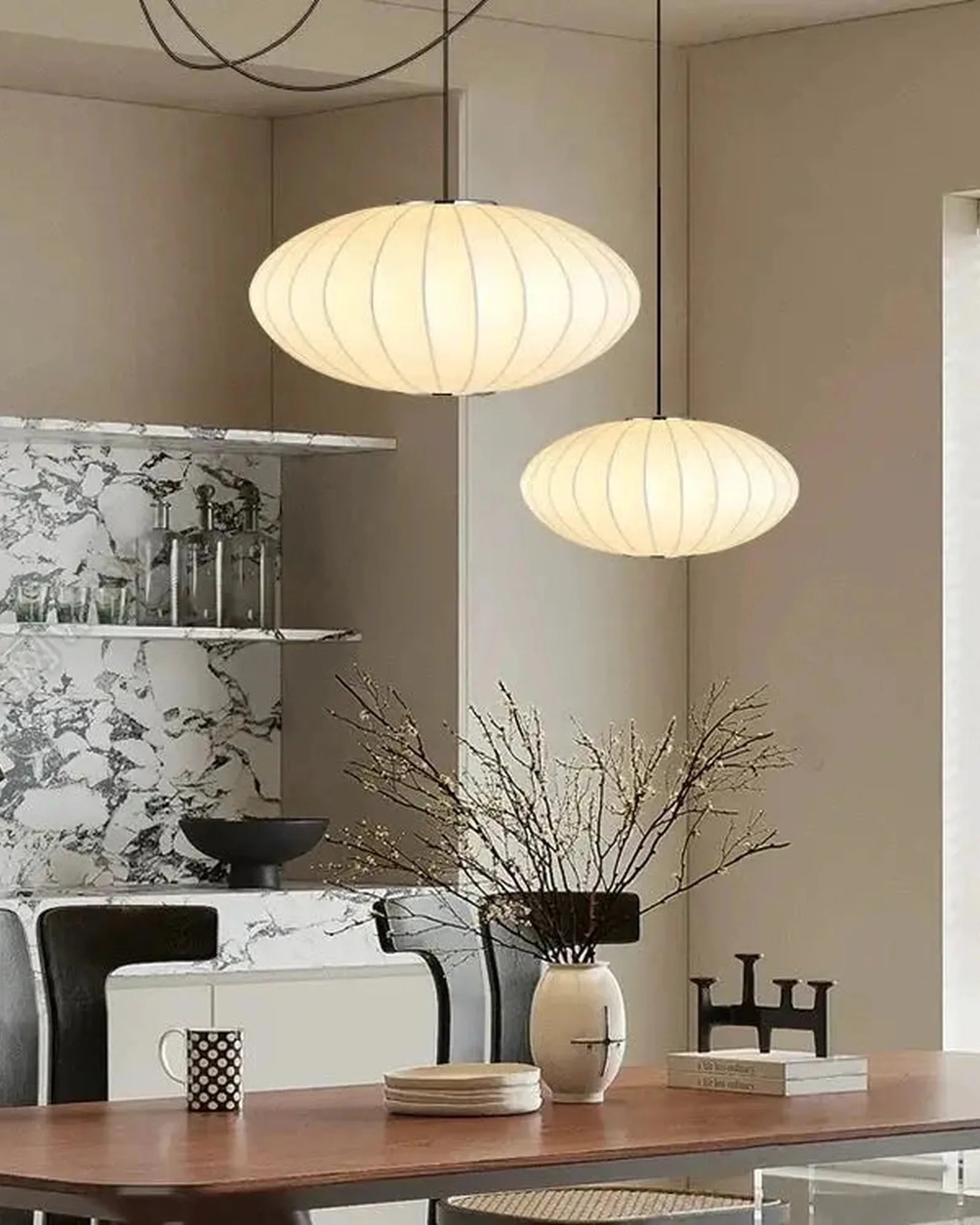 Tokyo | Silk Pendant Lamp – Elegant Lighting for Modern Interiors